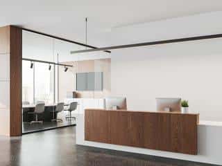 オフィスの受付にアロマ