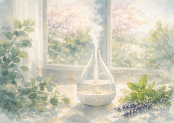 花粉症対策　アロマ