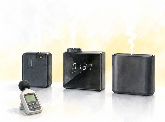 アロマディフューザー音量比較実験