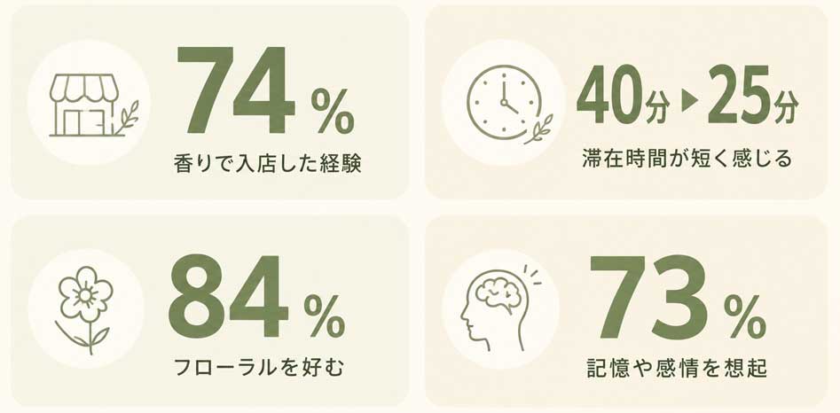 香り　統計